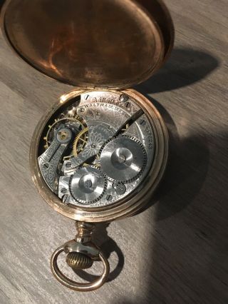 Penn Relays Waltham Pocket Watch 16s From 1899 6