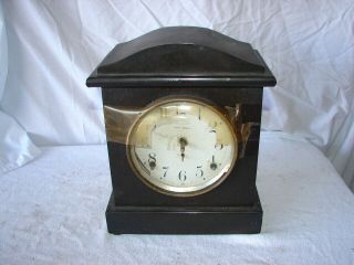 Vintage Desk Shelf Mantle Clock Wood Case Parts Repair Restore Seth Thomas