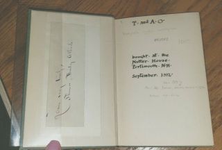 Signed Book Thomas Bailey Aldrich,  Wife & Sons Gold Medal - RARE Grouping READ 4