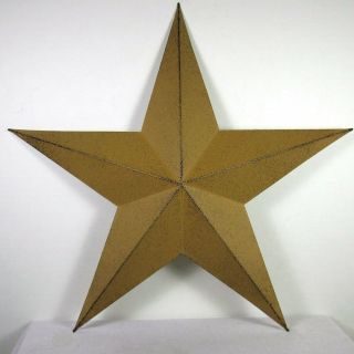 18  Antique Mustard " Barn Stars,  Primitive,  Country,  Metal Star