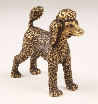 Retro China Bronze Statue Animal Dog Solid Mascot Collect Gift Greyhound Collec