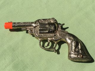 Vintage Pawnee Bill Wild West Toy Cap Gun–Cast Iron 3