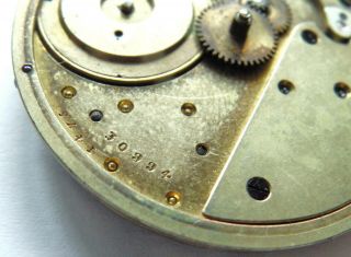 PATEK PHILIPPE pocket watch movement no.  30994 3