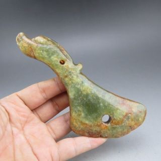 China,  Liaoning,  Jade,  Hongshan Culture,  Jade,  Dragon,  Axe Z475