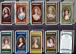 Tobacco Card Set,  John Players & Sons,  Miniatures,  Paintings,  Portraits,  1923