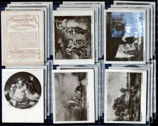 Tobacco Card Set,  Wd Ho Wills,  Celebrated Pictures,  Painting,  Gainsborough Etc,  1916