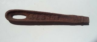 Vintage Wood Cook Stove COAL STOVE Lid Lifter HANDLE Cast Iron 3