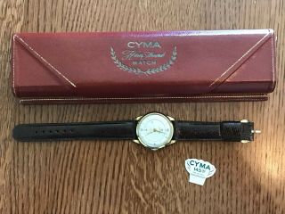 Extremely Rare Cyma Time - O - Vox Watch Swiss R464 Movement 2