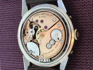 Extremely Rare Cyma Time - O - Vox Watch Swiss R464 Movement 6