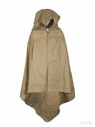 Cloak - Tent Russian Army Ussr Soviet Soldiers.  Military Poncho Hooded Rain Coat