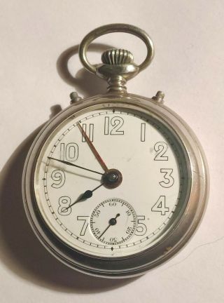 Very Preserved Pocket Watch With Alarm Junghans
