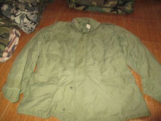 M65 1970 Vietnam War Field Jacket Size L - L,  Very Good