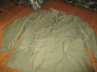 M65 Post Vietnam War Field Jacket Size Xl - R 1,  Very Good