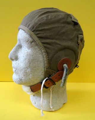 Us Army Air Corps Type A - 9 Gosport Flying Helmet -