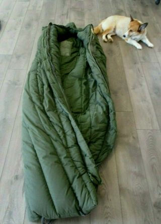 Military Issue Extreme Cold Weather,  Mummy Style,  Army Green,  Down Sleeping Bag