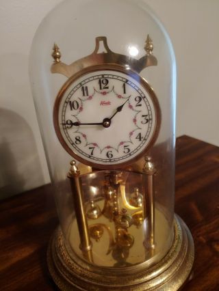 Kundo Anniversary Clock Kieninger Obergfell West Germany 6 Ball Pendulum