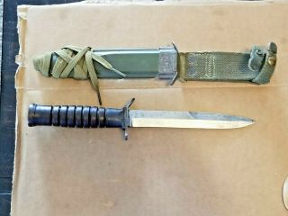 Wwii Imperial Us M3 Trench Fighting Knife Blade Mark In Beckwith B.  M.  Co M8