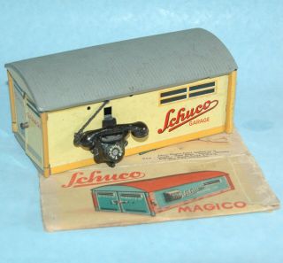 Vintage Schuco Magico Garage With Telephone Operated Doors Part Box 1950 Us Zone