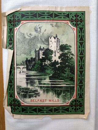 Antique Belfast Mills Strong Thread Irish Cotton 1 Bolt 10 yds 2