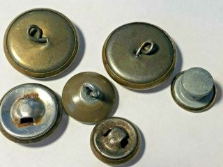Civil War Buttons and Pin - Company A 5th Michigan Infantry 6