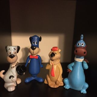 Rare Group Hanna Barbera 1950 - 70 Flintstones Yogi Huckleberry Hound Dakin Dell