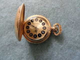 Germinal Voltaire 17 Jewels Incabloc Mechanical Wind Up Pocket Or Pendant Watch