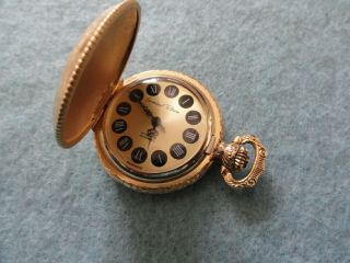 Germinal Voltaire 17 Jewels Incabloc Mechanical Wind Up Pocket or Pendant Watch 2