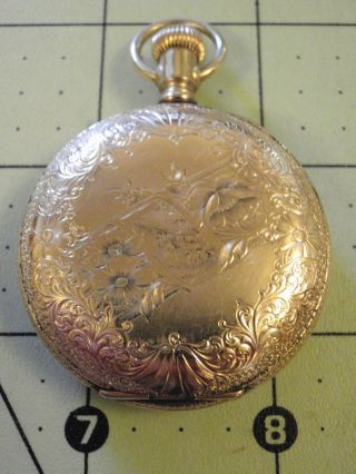 Vintage American Waltham 15 Jewel Pocket Watch With Hunter Case