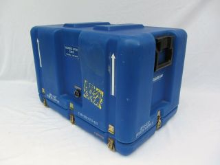 Pelican Hardigg Blue Single Lid Inverted Transport Storage Case 27 " X18 " X18 "