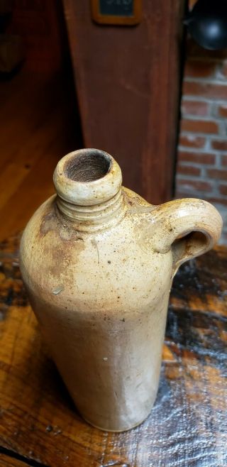 Vintage Crock Stoneware Bottle Jug Water Pottery 5