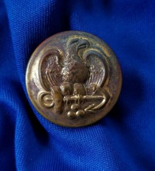 Antique Civil War Era U.  S.  Navy Button / No Stars - Very Rare
