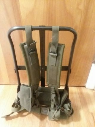 Us Gi Alice Pack Backpack Frame With Straps Belt And Kidney Pad.