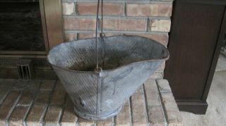 Antique Coal / Ash Bucket Large