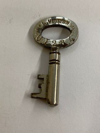 Antique Louis Vuitton Steamer Trunk Skeleton Key 01284 1.  5” Paris London