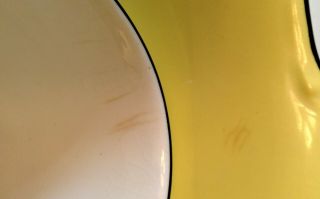 Art Deco Cups Saucers X2 Trios Crown Staffordshire Yellow,  X2 Sandwich Plates 8