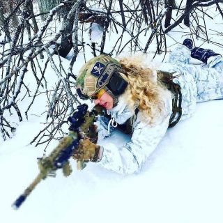 White Winter Camouflaged Militaria Multicam Alpine - Hunting,  Airsoft,  Militari
