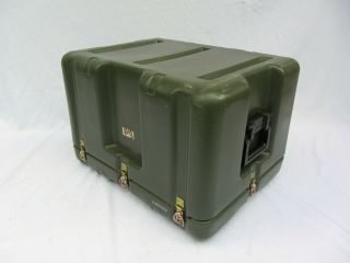 Pelican Hardigg Single Lid Inverted Military Transport Storage Case 25 " X19 " X17 "