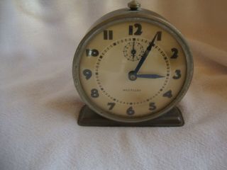 Vintage Westclox Bingo Wind - Up Alarm Clock