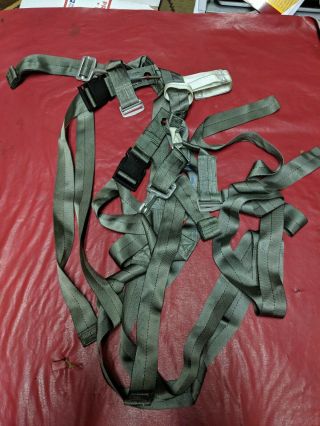 Military Usgi Army Airforce Parachute Harness Complete