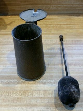 Antique Mayflower Cape Cod Fire Starter Bucket with 12 