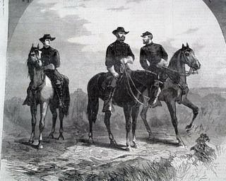1864 Civil War Richmond Battle Army Of James Cavalry Rebel Soldier Harper Weekly