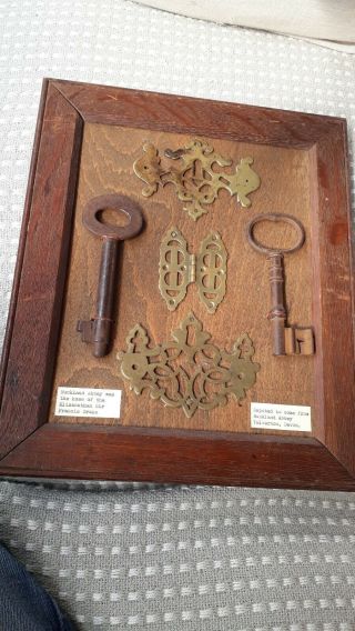 Antique Keys From Buckland Abbey,  Home Of Sir Francis Drake
