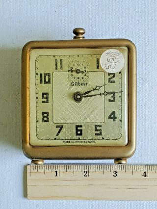 Vintage Gilbert Alarm Clock - Running