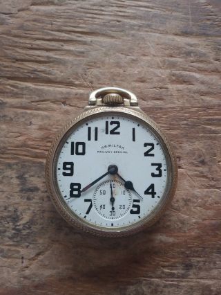 Hamilton Railroad Pocket Watch Railway Special Parts Only