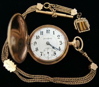 Illinois Watch Co.  Bunn Special 21 Jewels G.  P.  Hunter Case Size 18s Pocket Watch