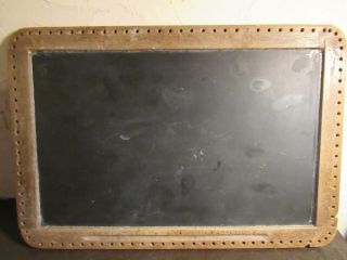 Antique Slate Chalk Board One Room School House Student Sized Unique Trim