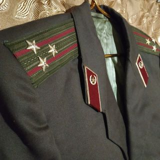 Vintage Soviet Russian Army Military Officer Uniform - Colonel - Ussr