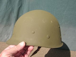 Rare WW2 WWII US Navy Ship Captain ' s Battle Station ' s Helmet M1& Liner 11