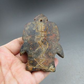 China,  jade,  collectibles,  Black magnet,  Hongshan culture,  dancers,  pendant S0011 4