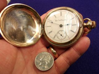5 Of 6,  Antique Mens 14k Gold (essex Superior (hunter) Case) Elgin Pocket Watch